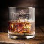 Personalised Holiday Retirement Whiskey Glass, thumbnail 2 of 8