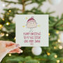 Merry Christmas Big Sister Personalised Card C, thumbnail 1 of 5