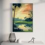 Tpc Sawgrass Golf Course Poster – Golf Wall Art Print | Gift For Golfers, Dad, Husband, Golf Gift For Him, thumbnail 1 of 2