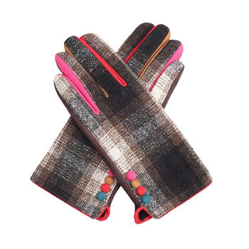Tweed Gloves Touchscreen Compatible, 3 of 6
