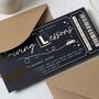 Personalised Driving Lessons Voucher Gold Foil, thumbnail 3 of 9