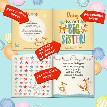 'Now You're The Biggest' Personalised Children's Book, 2 of 11