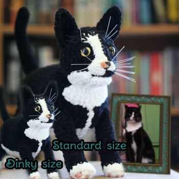 Personalised Crocheted Cuddly Toy Of Your Cat, 10 of 12