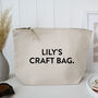 Personalised Craft Bag Gift For Craft Lover, thumbnail 2 of 5