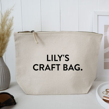 Personalised Craft Bag Gift For Craft Lover, 2 of 5