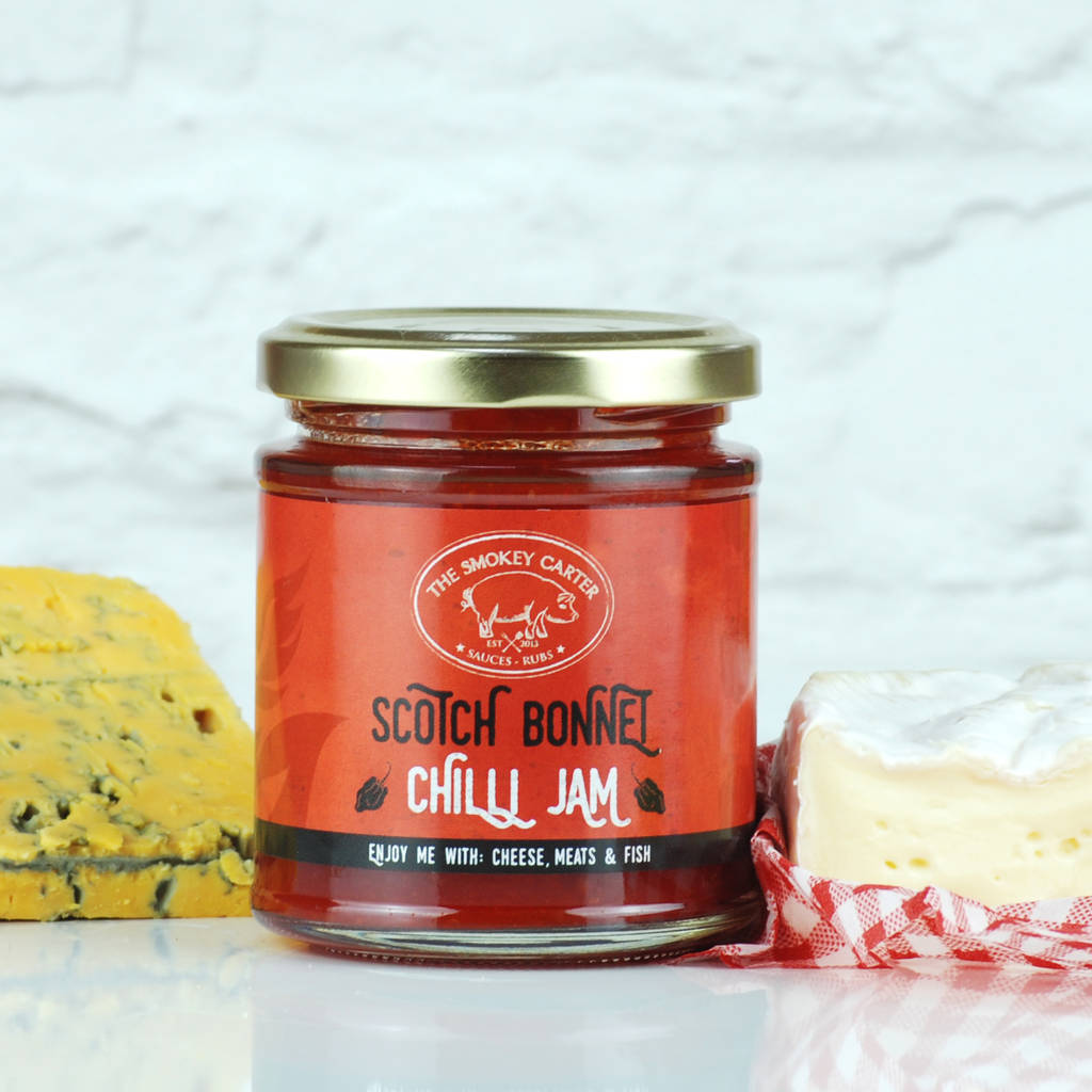 two scotch chilli jam by the smokey carter
