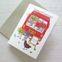 Flower Truck Thank You Cards Pack Of Six, thumbnail 3 of 3