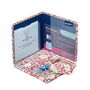 Blue Badge Permit Cover And Radar Key With Matching Key Ring In William Morris Strawberry Thief Plum, thumbnail 4 of 4
