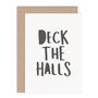 Deck The Halls Christmas Card Pack, thumbnail 3 of 3