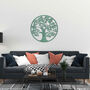 Modern Round Tree Wooden Wall Art For Home Walls, thumbnail 11 of 12