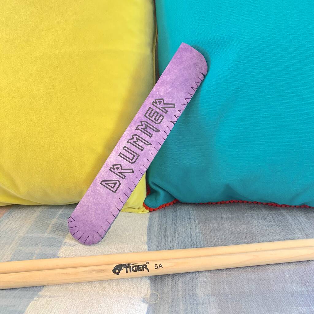Purple Drum Sticks Case Personalised By Crank
