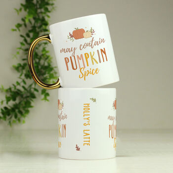Personalised Pumpkin Mug Gift For Halloween, 3 of 4