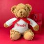 Personalised Keeleco Recycled Large Teddy Bear Soft Toy, thumbnail 1 of 6