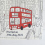 Personalised London Linen Napkin Sets, thumbnail 5 of 12