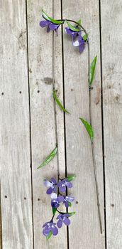 Two Stems Of Purple Wildflower Sculptures Art050pur, 9 of 12