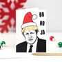 Funny Boris Christmas Card, thumbnail 1 of 2