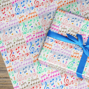 Musical Notes Wrapping Paper, 2 of 3