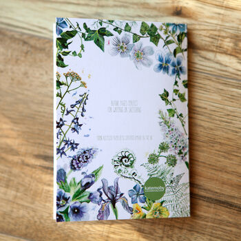 Inky Wildflower Eco Notebook, 8 of 11