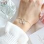 Good Luck Elephant Bracelet – Sterling Silver Gift, Friendship Jewellery For Her, thumbnail 1 of 7
