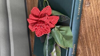 Rose Beaded Flower Craft Kit, 3 of 4