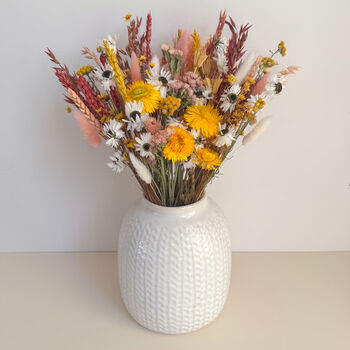 Orange And Yellow Dried Flower Bouquet, 2 of 7