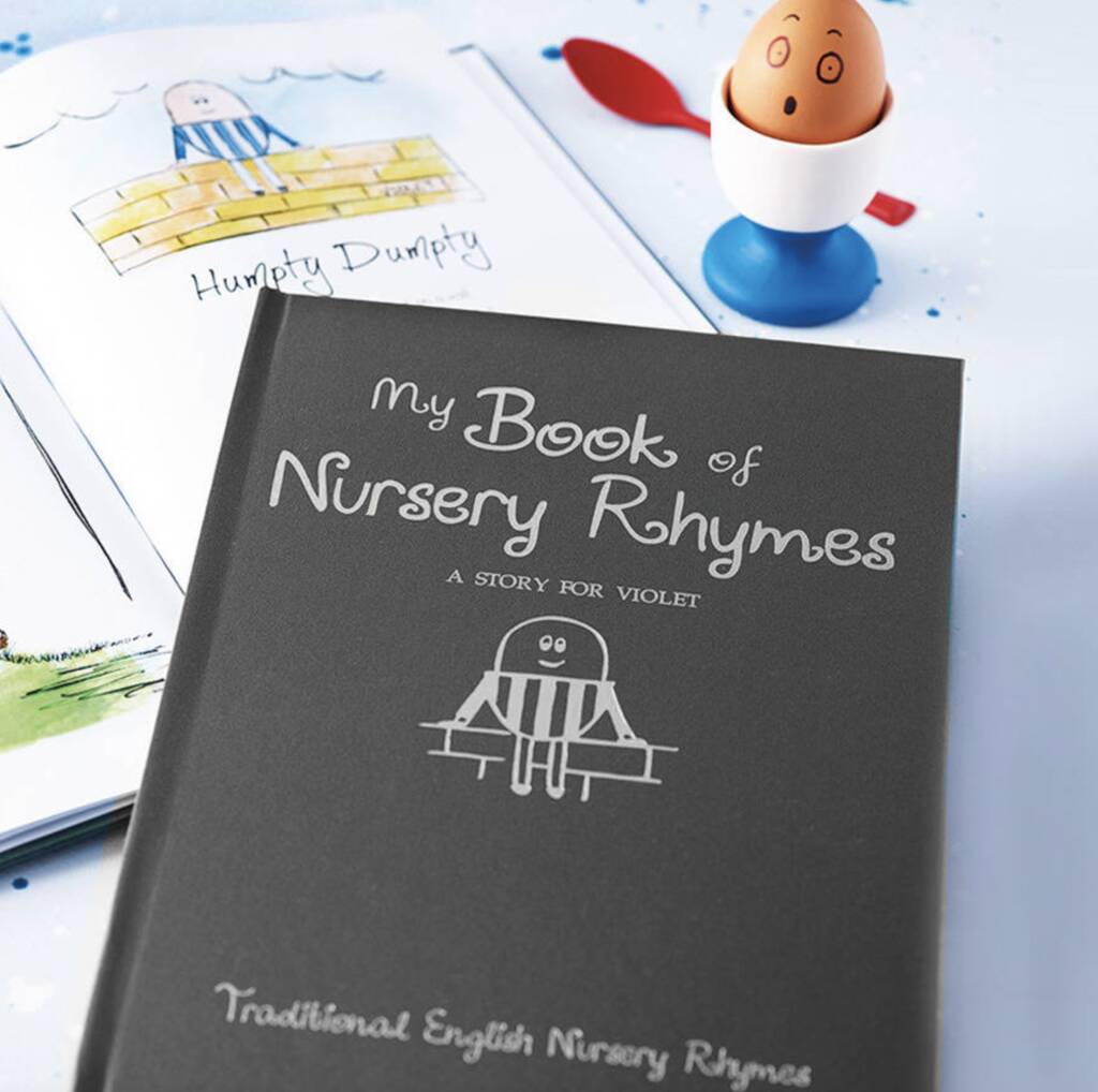 Personalised Gift Boxed Book Of Nursery Rhymes, 1 of 11