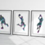 Basketball Set Of Three Prints, thumbnail 1 of 4