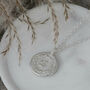 Sterling Silver Botanical Initial Necklace, thumbnail 8 of 8