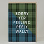 Peely Wally Tartan Card, thumbnail 1 of 3