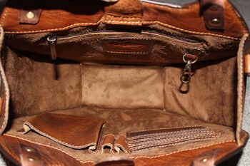 Handmade Leather Handbag For Women Personalised Gift, 10 of 12