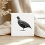 Red Grouse Wildlife Greeting Card, thumbnail 1 of 6