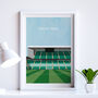 Personalised Football Stadium Art Print Gift Request Any Stadium, thumbnail 4 of 9