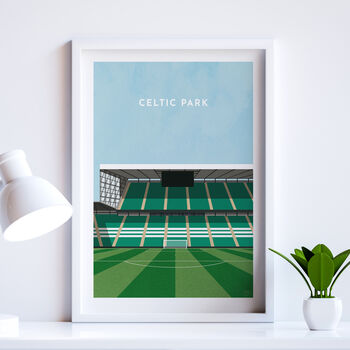 Personalised Football Stadium Art Print Gift Request Any Stadium, 4 of 9