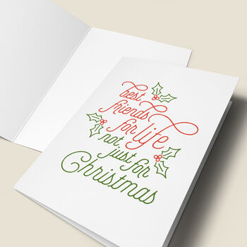 'Best Friends For Life' Christmas Card, 5 of 5
