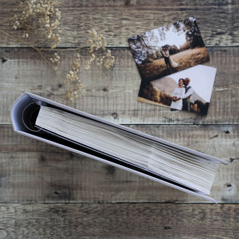 Extra Large Personalised Slip In Wedding Photo Album, 5 of 5