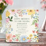 Happy Birthday To My Amazing Daughter Floral Card, thumbnail 1 of 5
