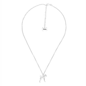 Personalised Boxer Silver Necklace, 3 of 7