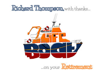 Personalised Lifeboat Print, 2 of 4