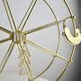 Gold Wheel Jewellery Stand, thumbnail 3 of 7