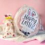 Happy Easter Candy Floss Cake And Bunny Tails Vegan And Dairy Free, thumbnail 1 of 4