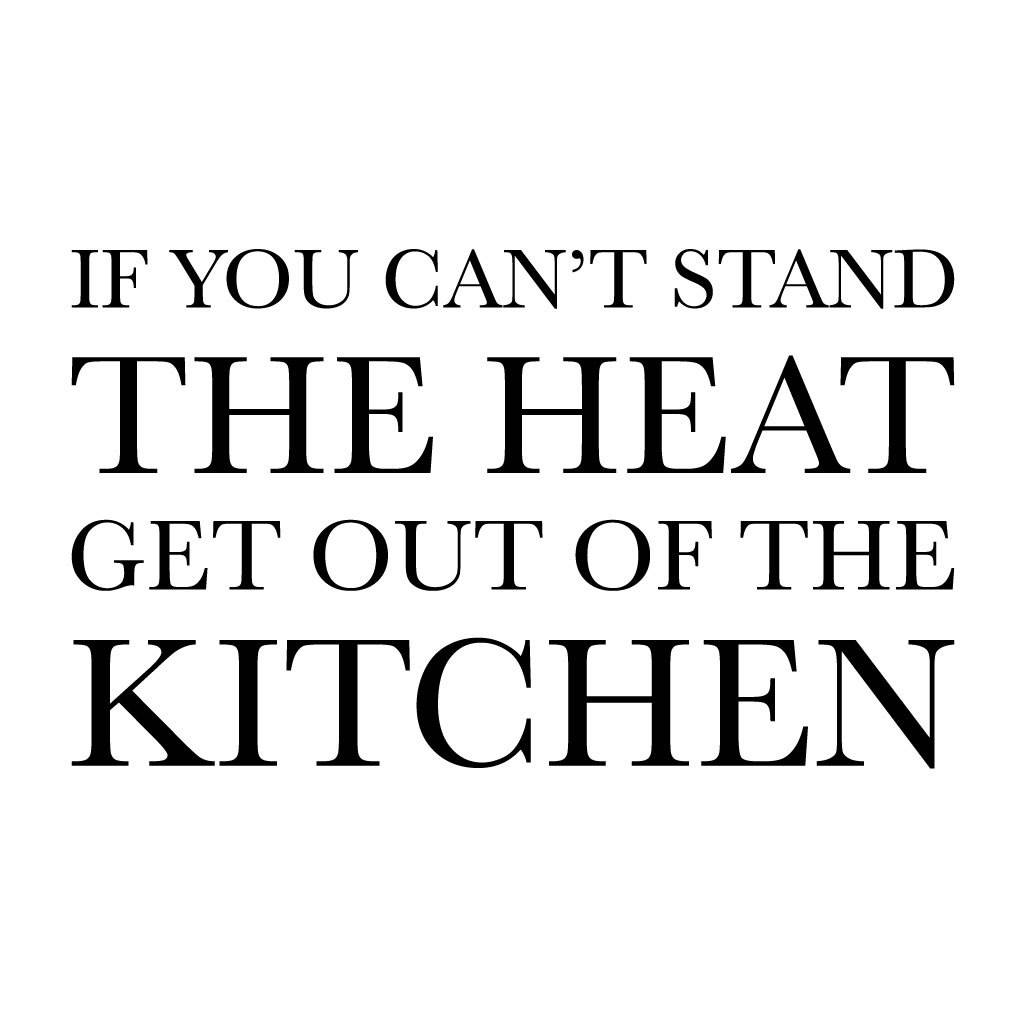 'can't stand the heat' wall sticker by leonora hammond ...