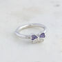 Memorial Ashes Butterfly Ring, thumbnail 1 of 7
