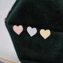 Sterling Silver Tiny Heart Earrings, thumbnail 1 of 12