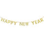 Luxe Gold Happy New Year Garland 2m, thumbnail 1 of 5