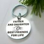 Daughters Forever Bond Keyring Fathers Day Gift, thumbnail 3 of 7