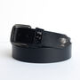 Men's Premium Leather Belt With Simple Stitch Detail, thumbnail 7 of 10