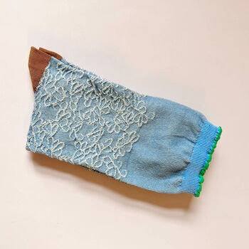 Pick Your Favourite Delicate Flower Socks In A Box, 6 of 11