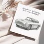 License To Celebrate Car Birthday Card, thumbnail 3 of 6
