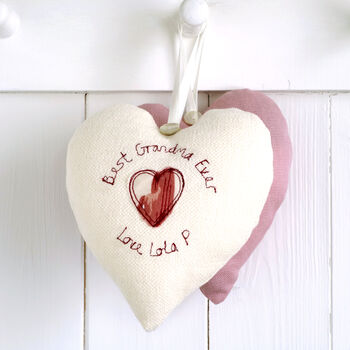 Personalised Hanging Heart Birthday Gift For Mum Or Grandma, 11 of 12
