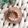 Tan Leopard Mama Wristlet Keychain | New Mum Gift, thumbnail 2 of 3